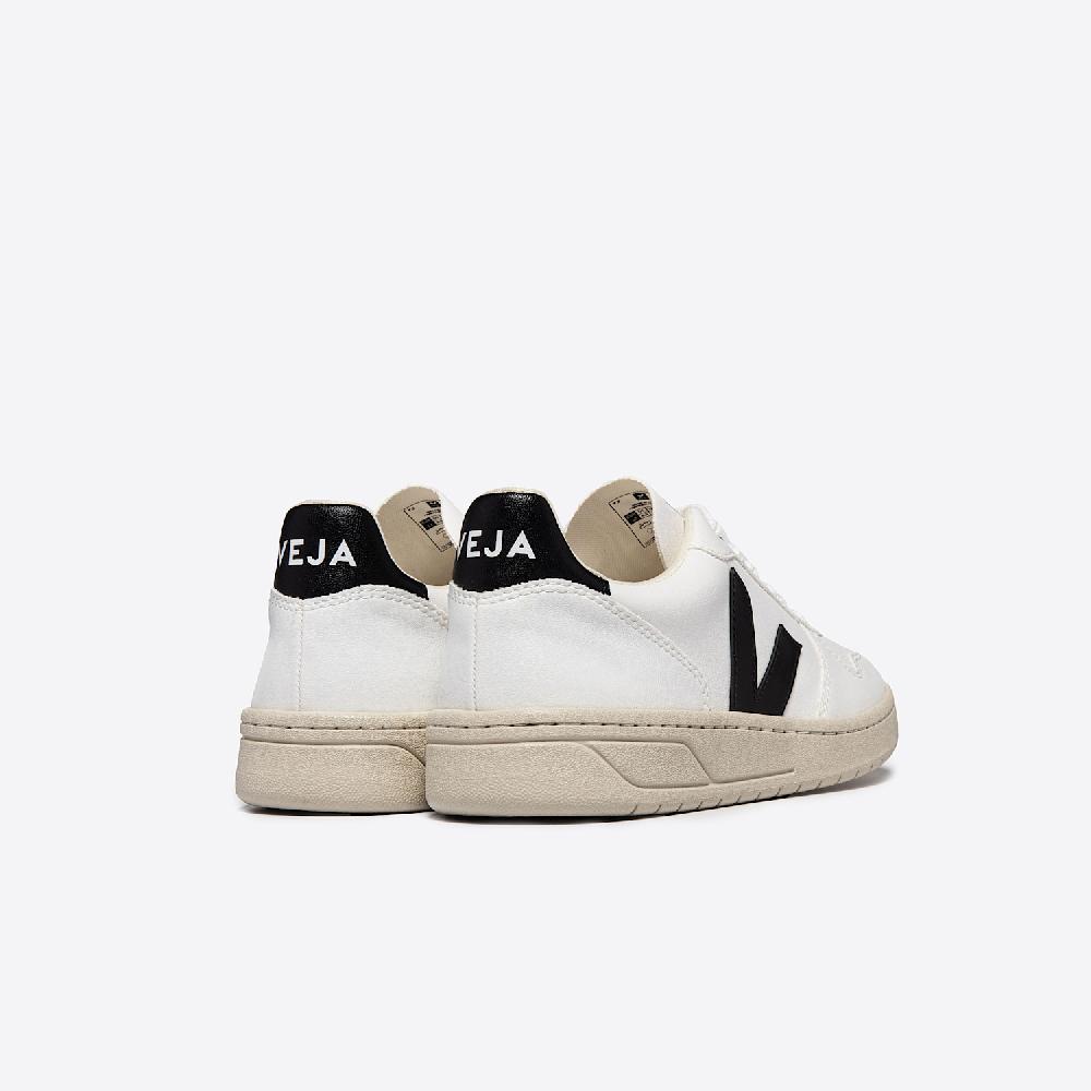 Veja V-10 CWL WHITE BLACK