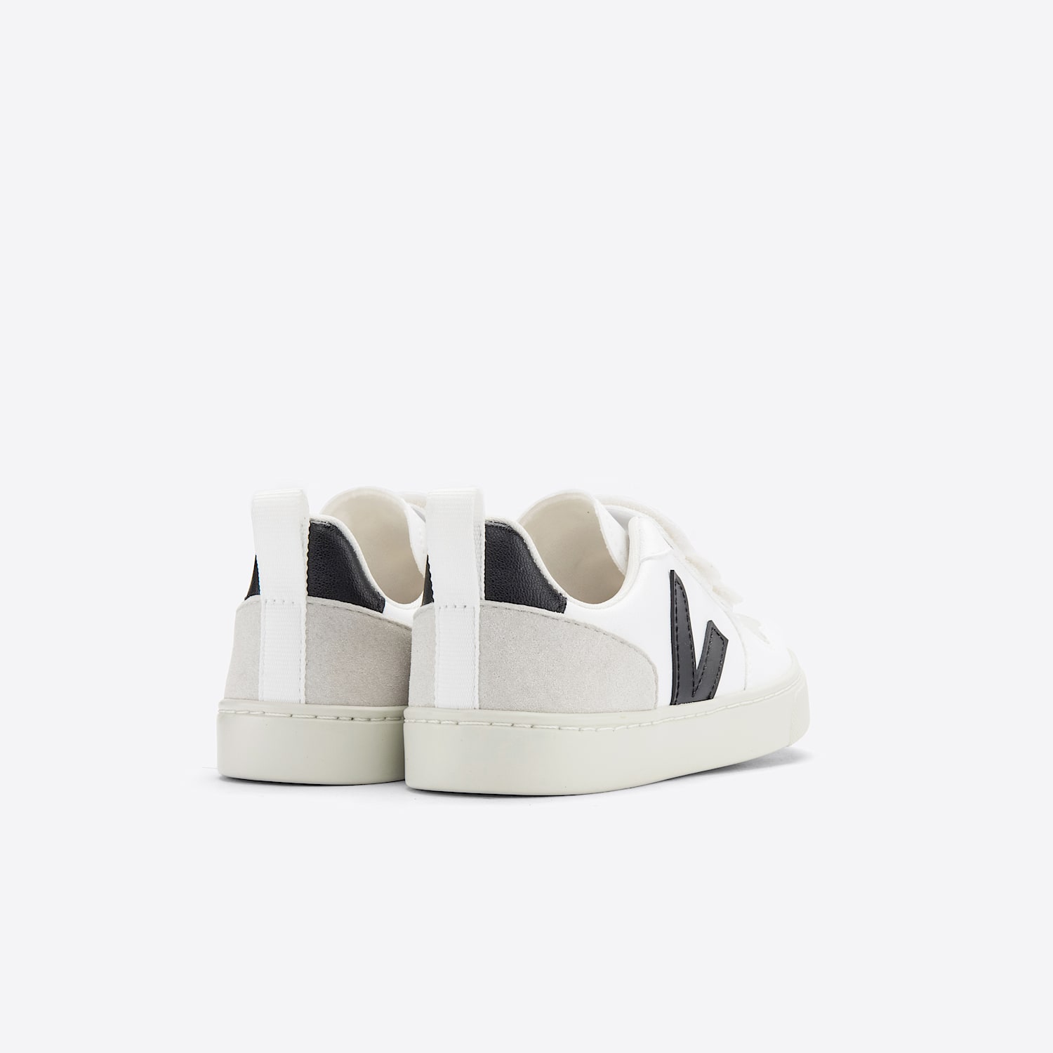 Veja V-10 CWL WHITE BLACK