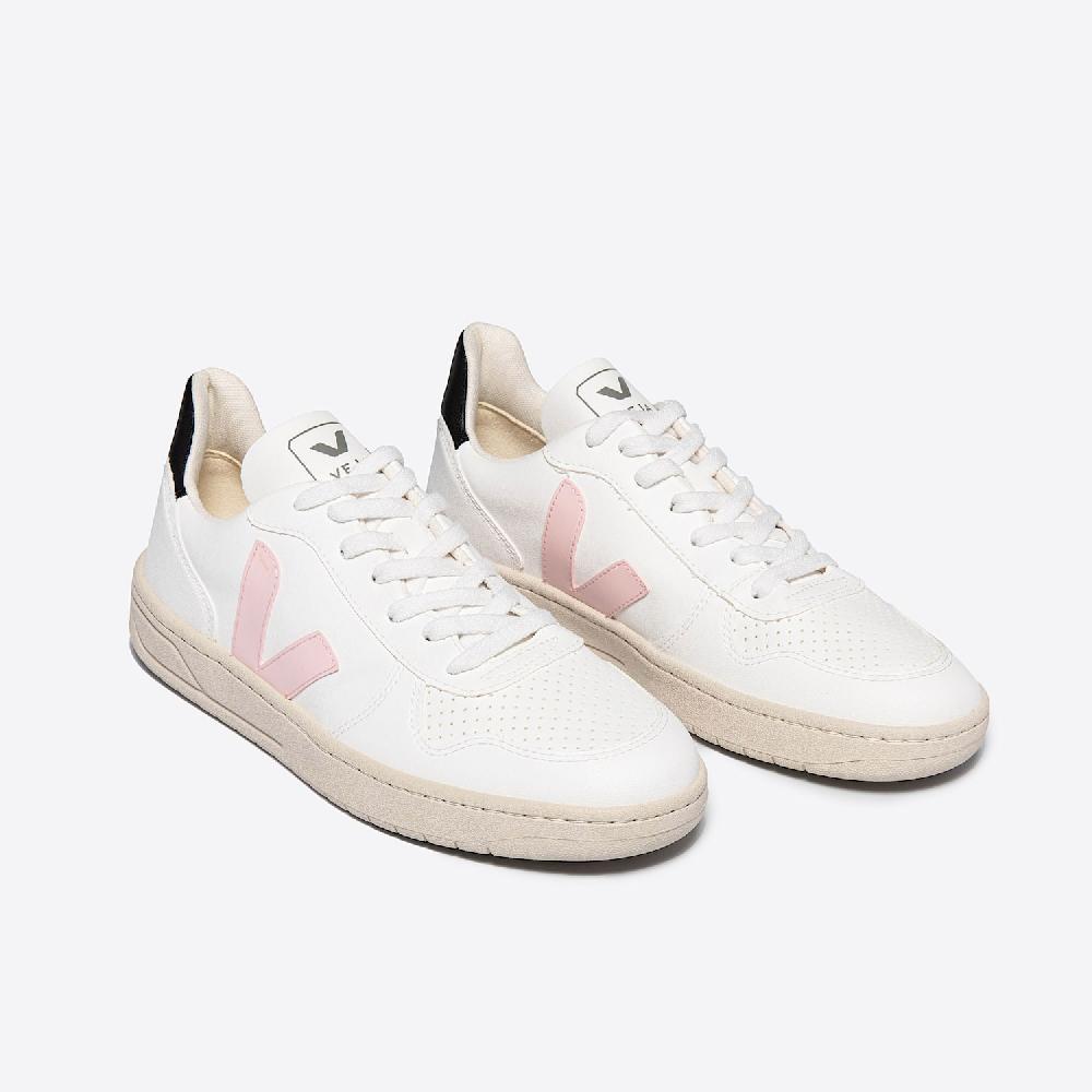 Veja V-10 CWL WHITE PETALE BLACK