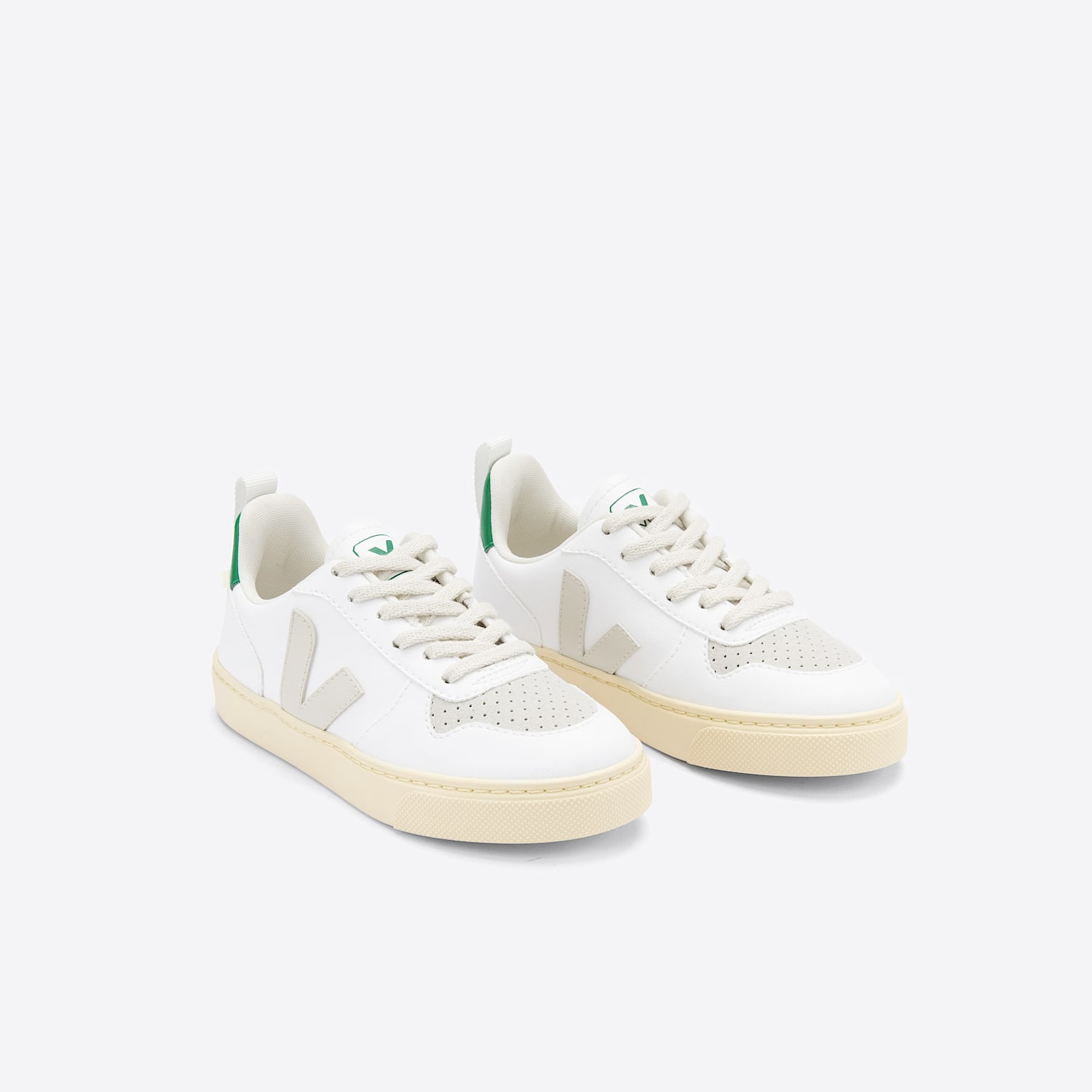 Veja V-10 CWL WHITE PIERRE EMERAUDE