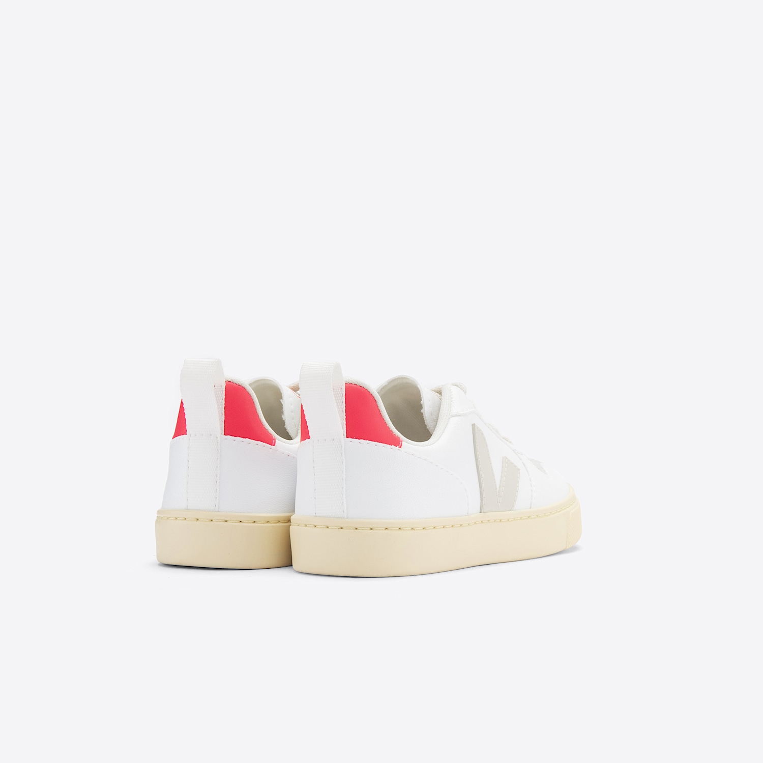 Veja V-10 CWL WHITE PIERRE ROSE FLUO