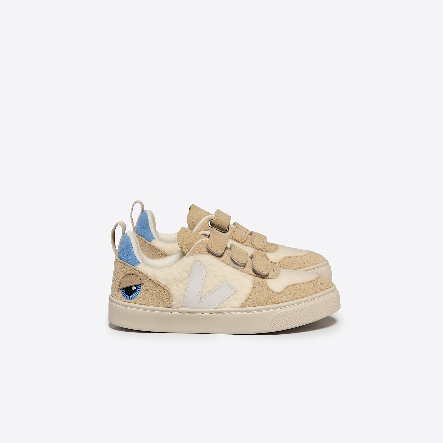 veja V-10 FLEECE VEJA X BIGSTUFFED PURE WHITE