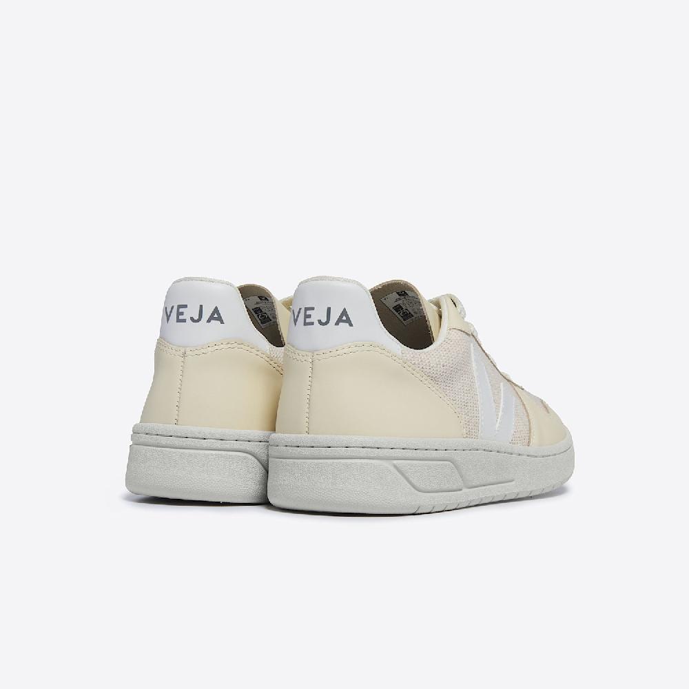 Veja V-10 J-MESH JUTE WHITE