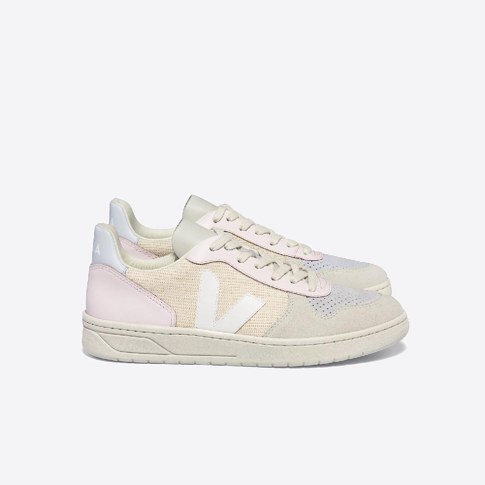 veja V-10 J-MESH JUTE WHITE MULTICO