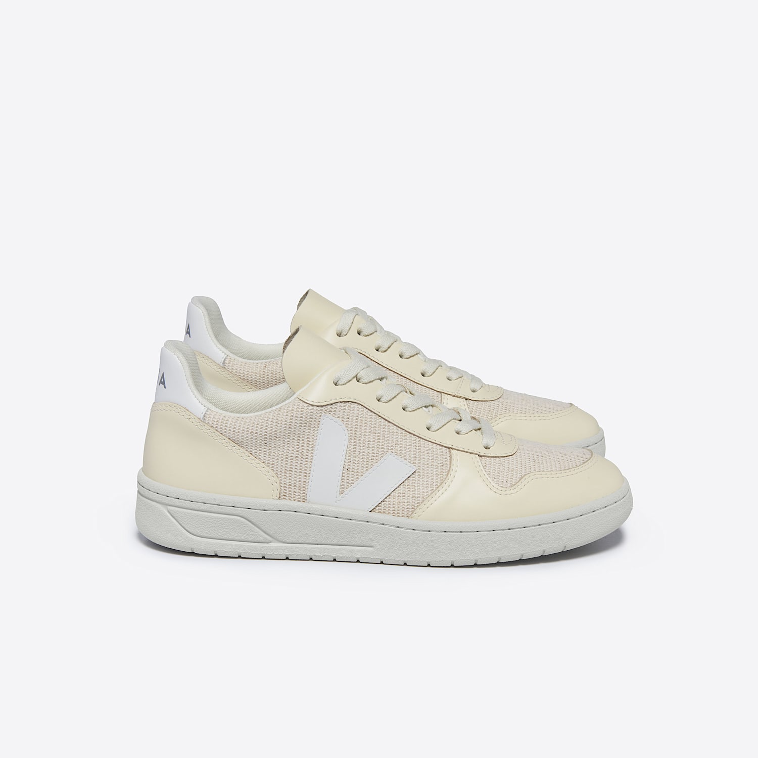 veja V-10 J-MESH JUTE WHITE