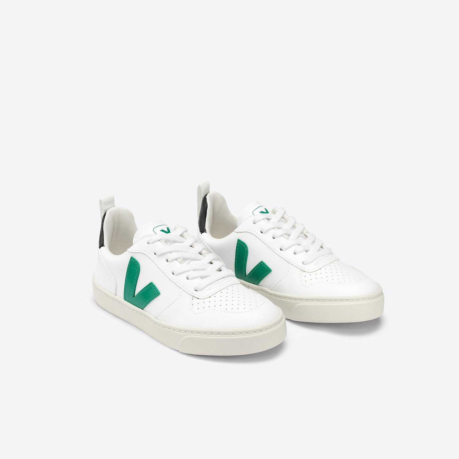 Veja V-10 LACES CWL WHITE EMERAUDE BLACK