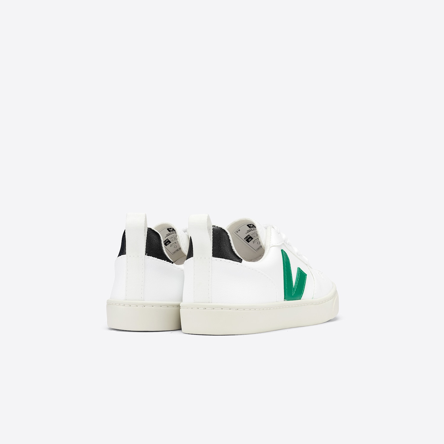 Veja V-10 LACES CWL WHITE EMERAUDE BLACK