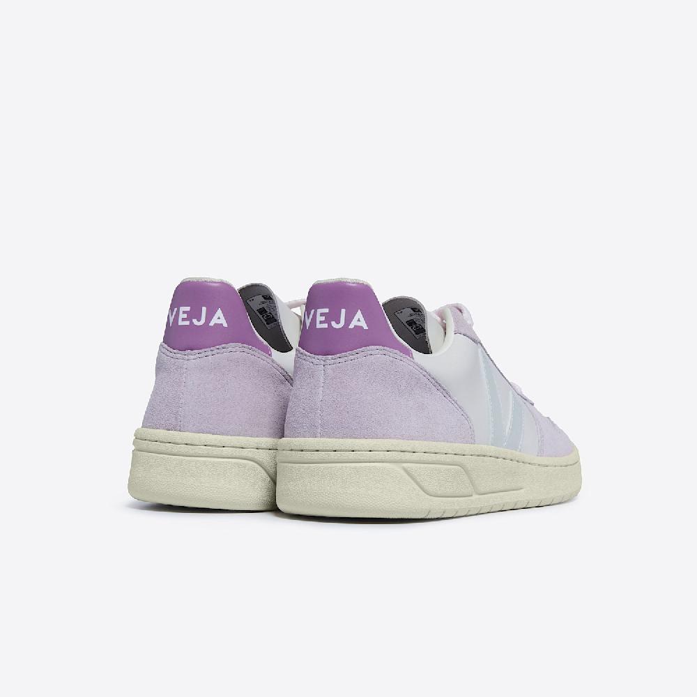Veja V-10 LEATHER GRAVEL MENTHOL PARME