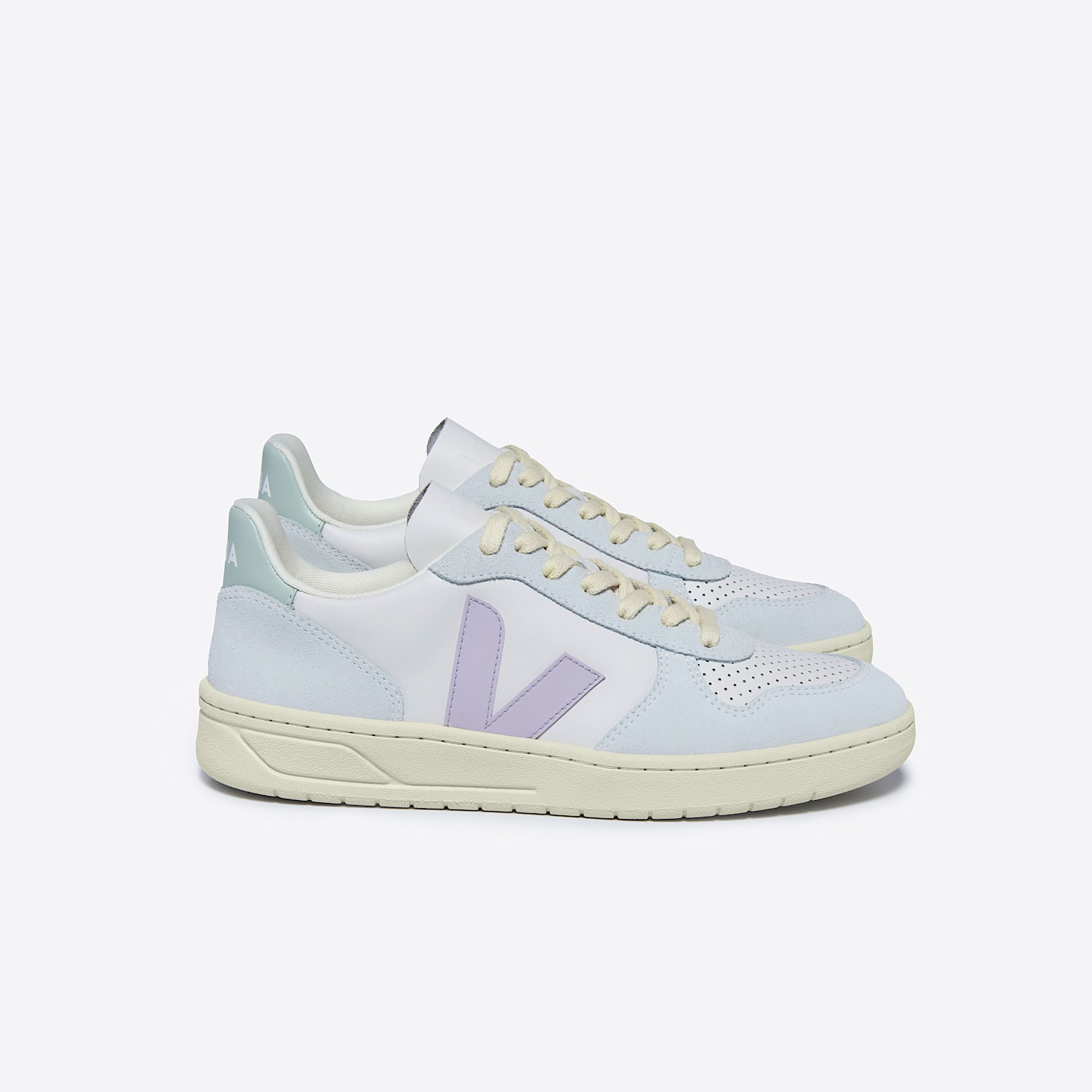 veja V-10 LEATHER GRAVEL PARME MENTHOL