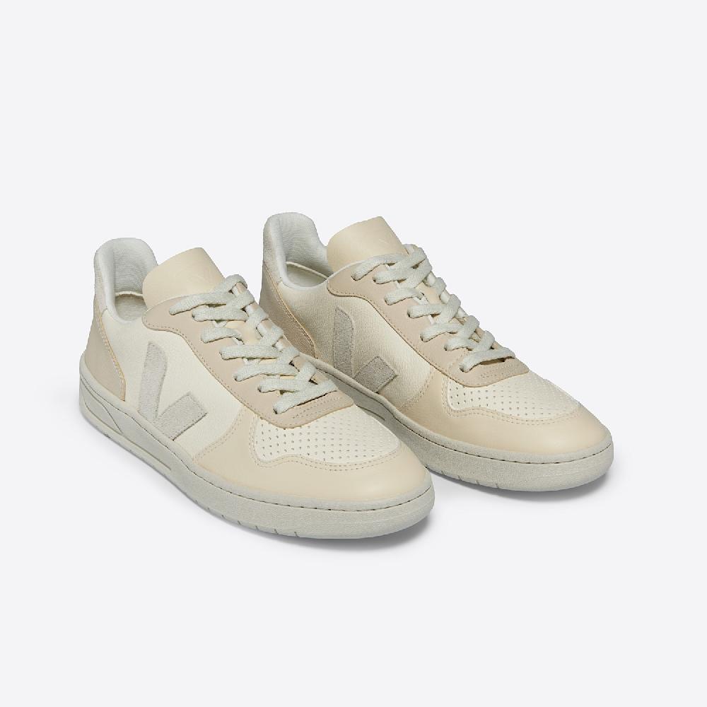 Veja V-10 LEATHER MULTICO CASHEW PIERRE