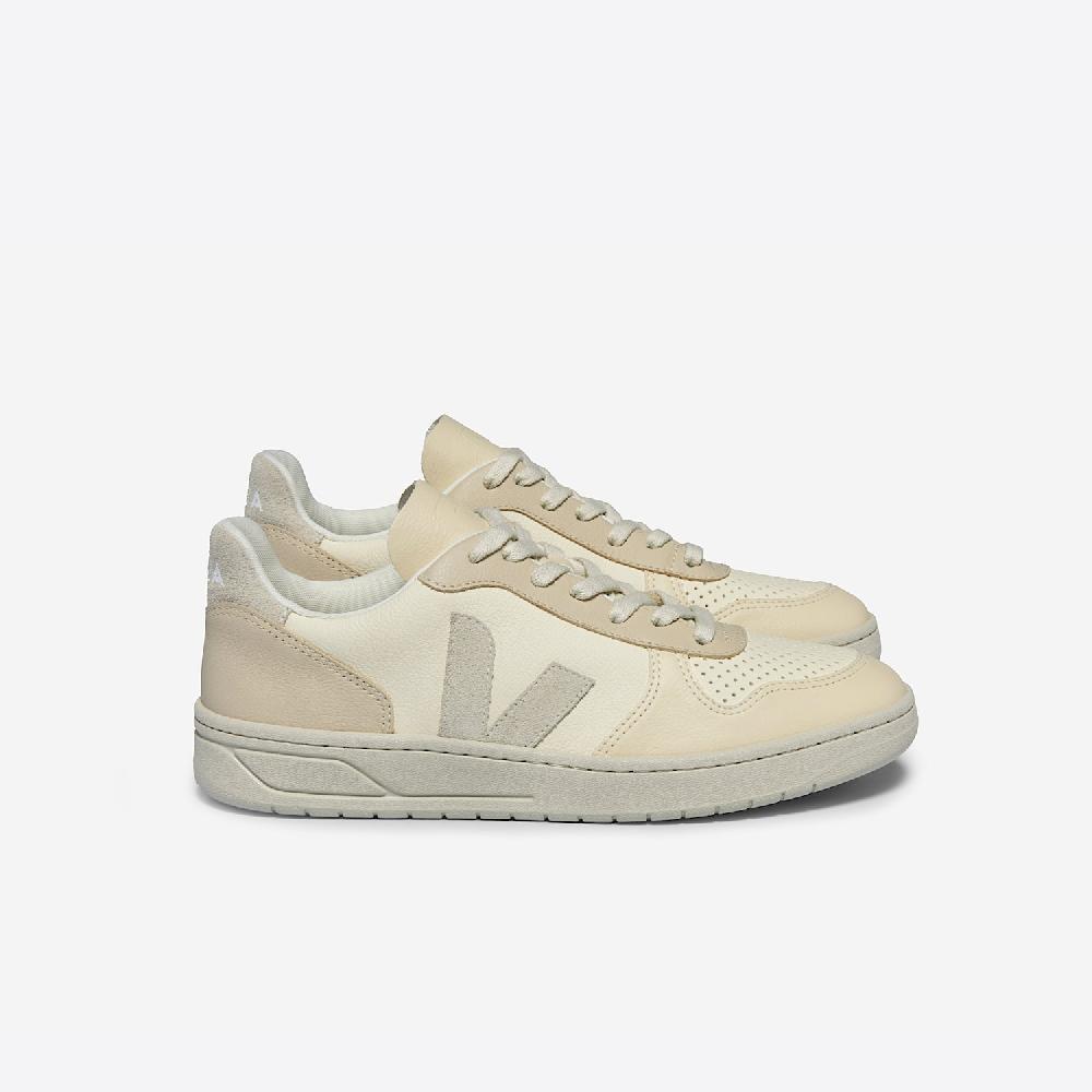 veja V-10 LEATHER MULTICO CASHEW PIERRE