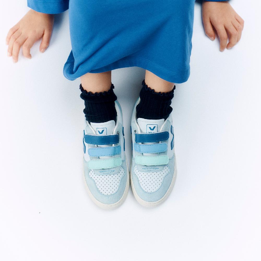 Veja V-10 LEATHER MULTICO INDIGO