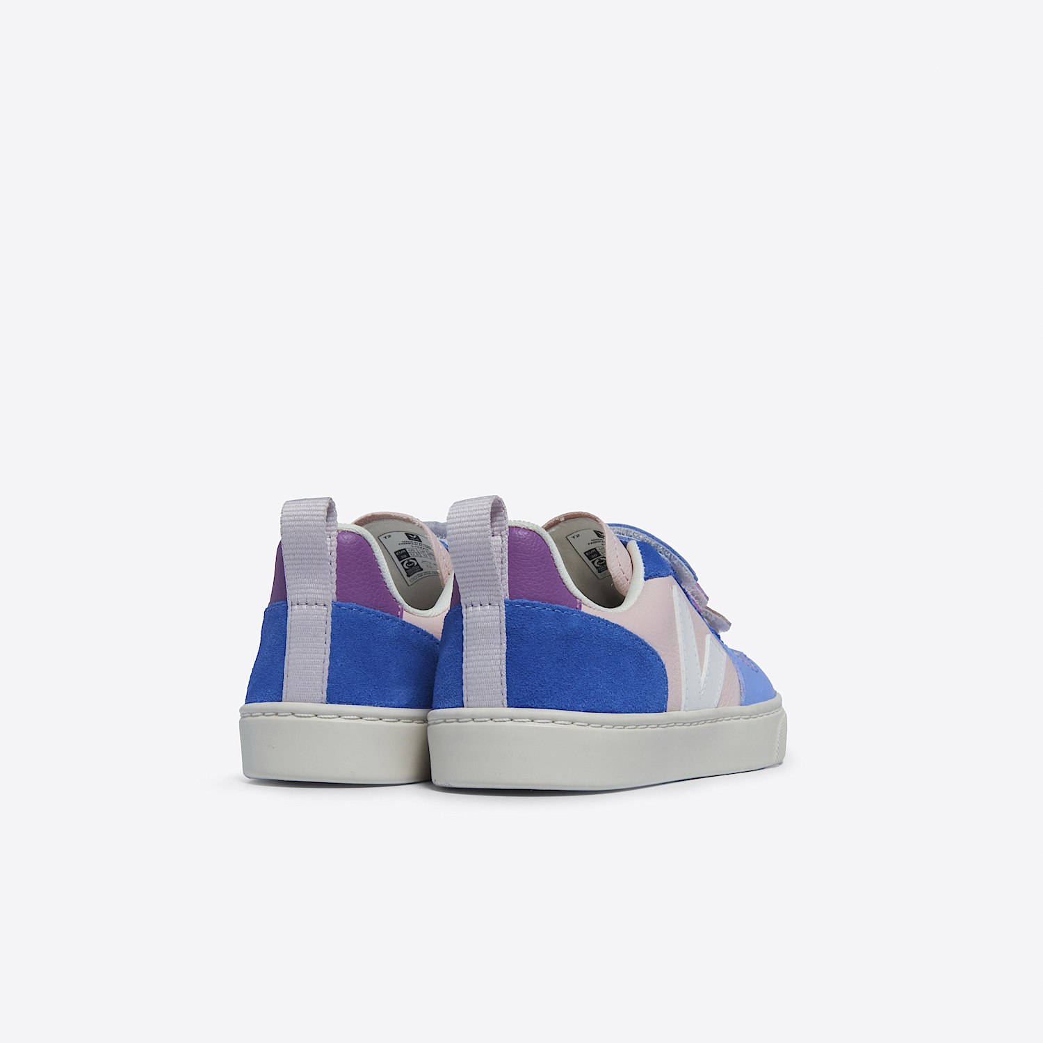 Veja V-10 LEATHER MULTICO PETALE WHITE
