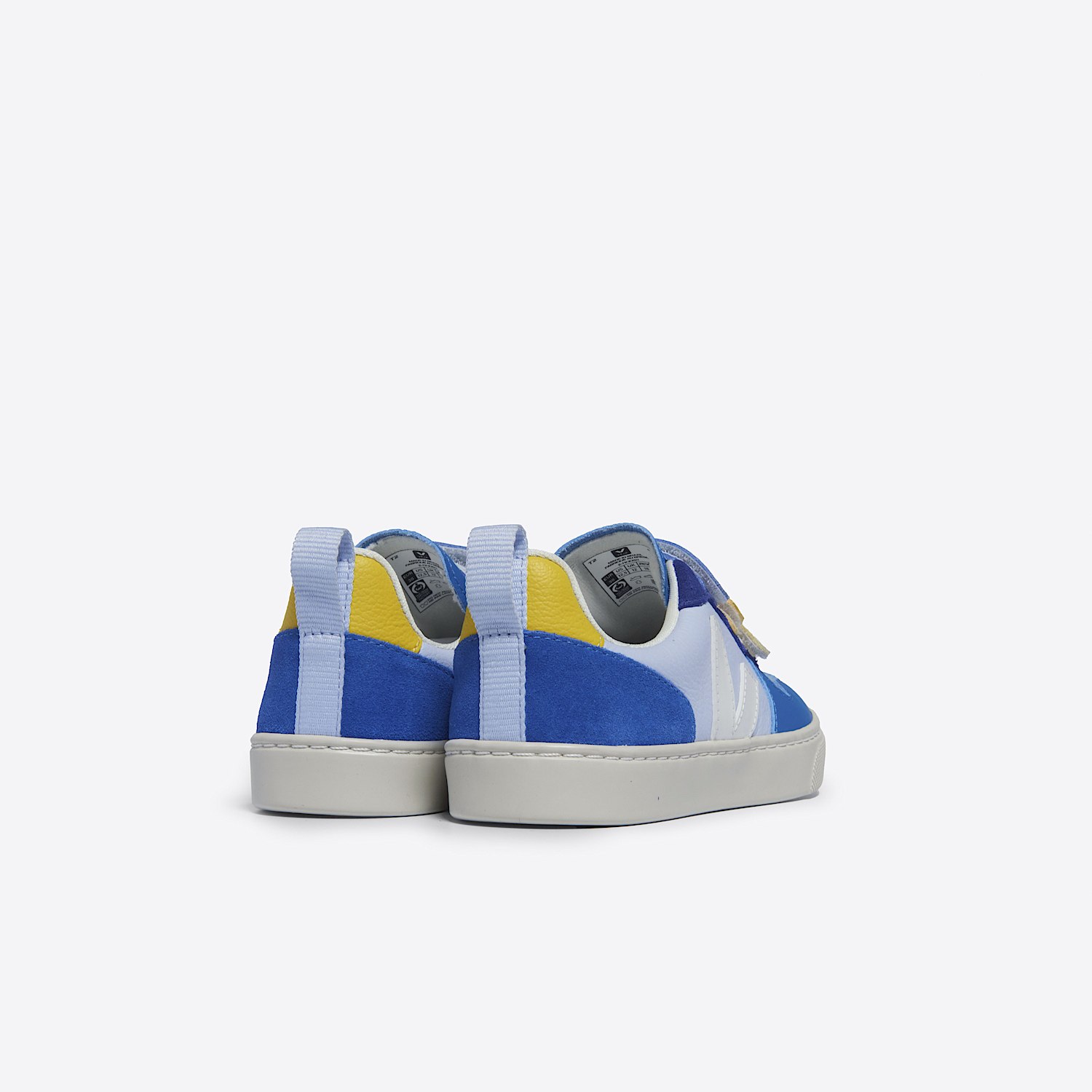 Veja V-10 LEATHER MULTICO SWAN WHITE