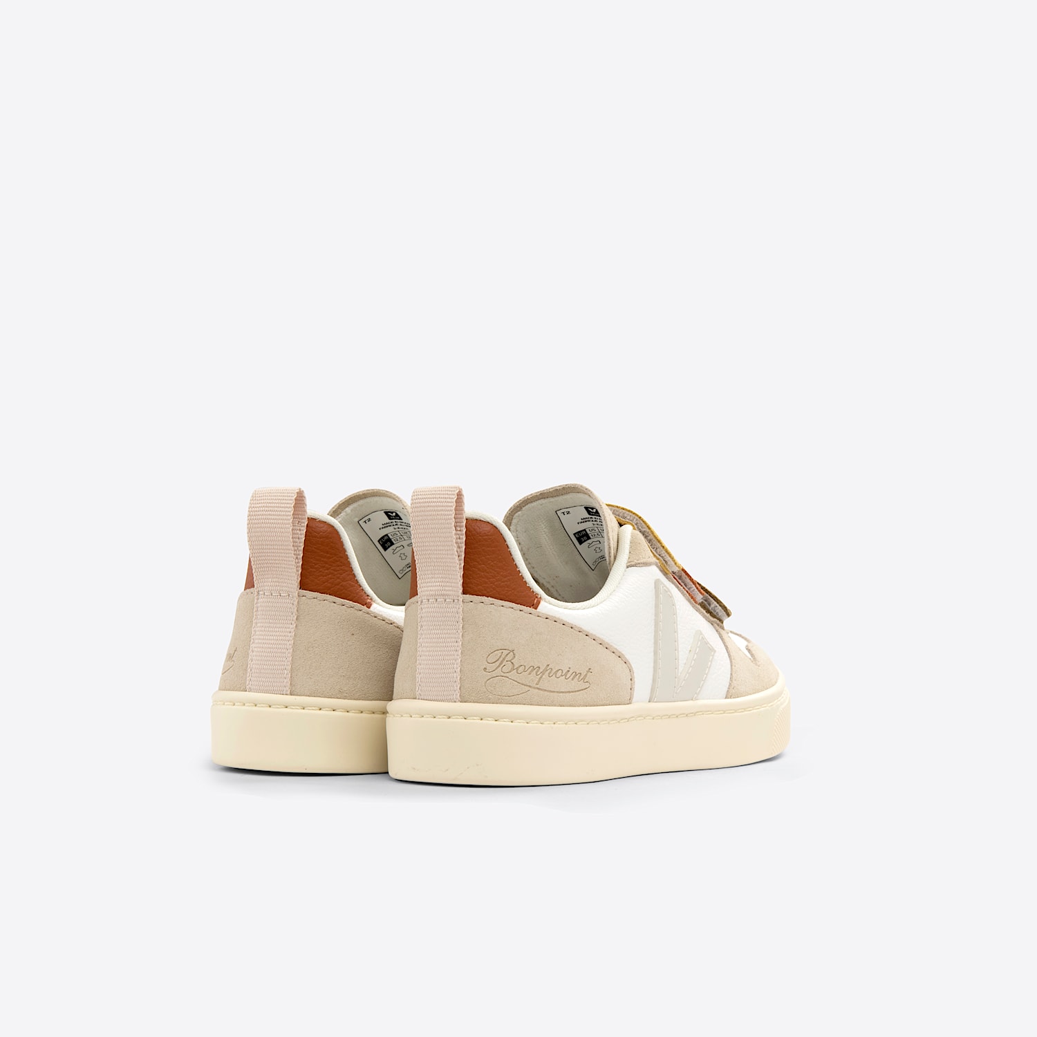 Veja V-10 LEATHER VEJA X BONPOINT MULTICO ALMOND