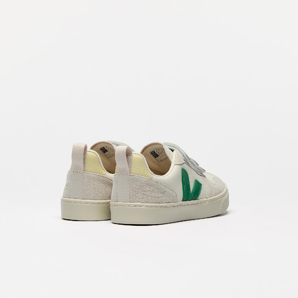 Veja V-10 LEATHER VEJA X BONPOINT PURE EMERAUDE