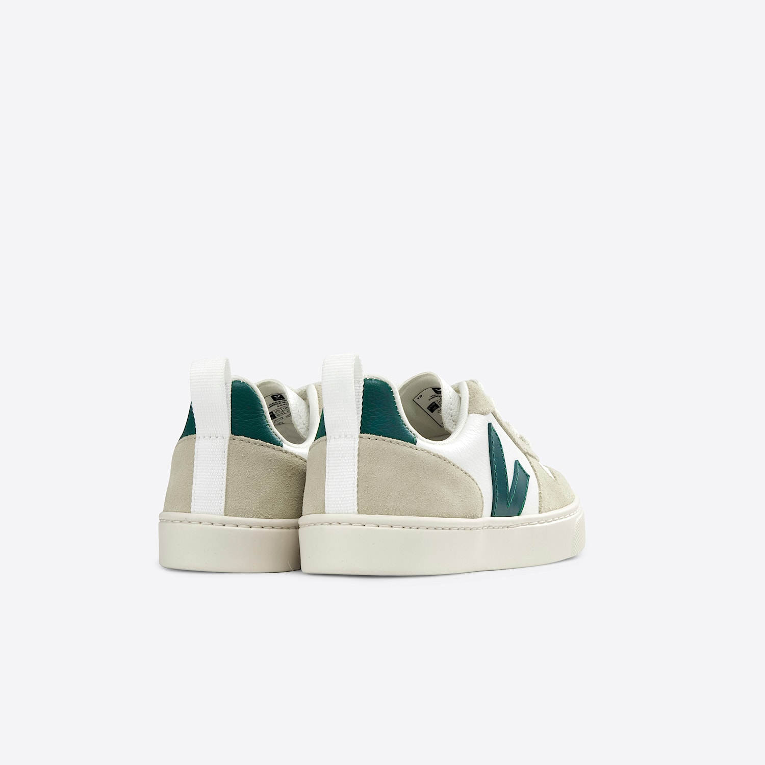 Veja V-10 LEATHER WHITE BRITTANY ALMOND