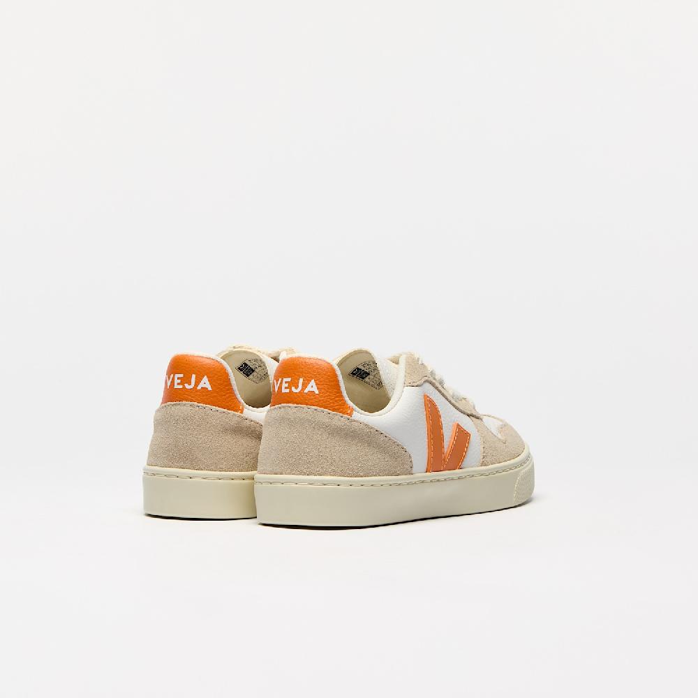 Veja V-10 LEATHER WHITE FURY ALMOND