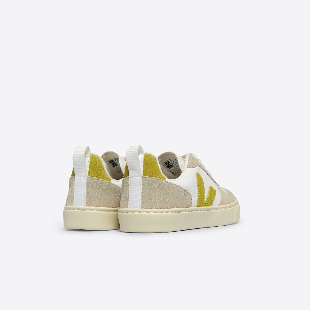 Veja V-10 LEATHER WHITE LIQUOR ALMOND