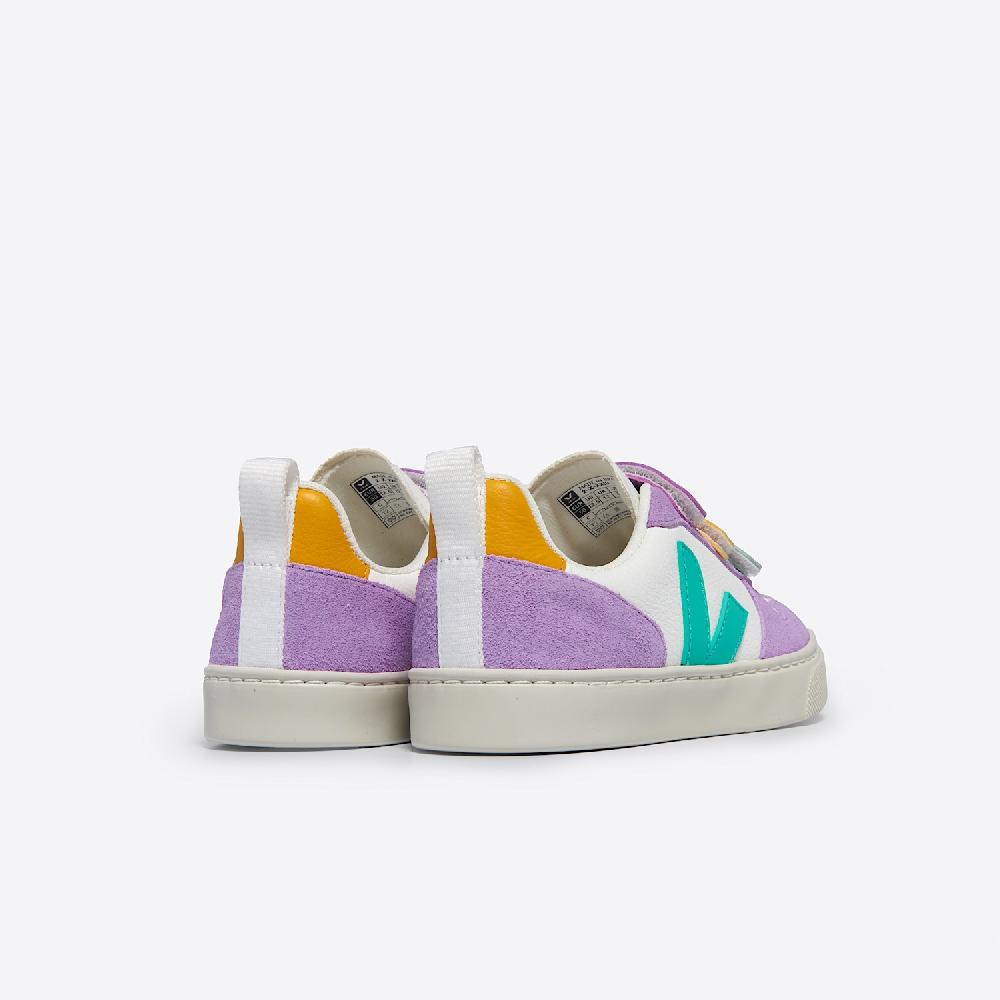 Veja V-10 LEATHER WHITE MULTICO MINT