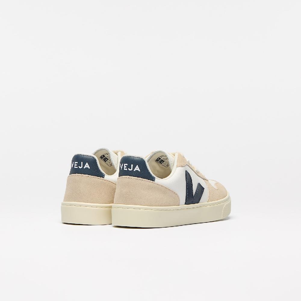 Veja V-10 LEATHER WHITE NAUTICO ALMOND