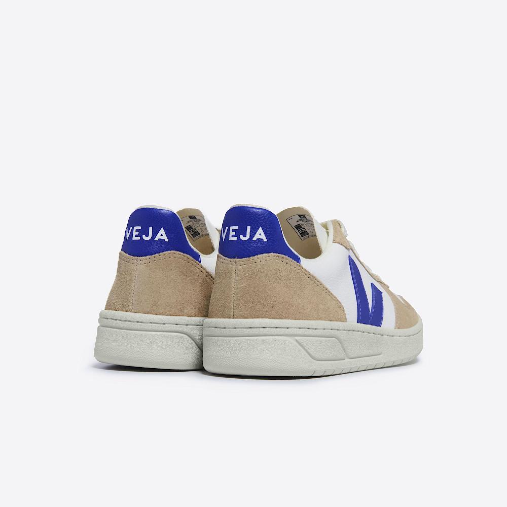 Veja V-10 LEATHER WHITE PAROS SAHARA
