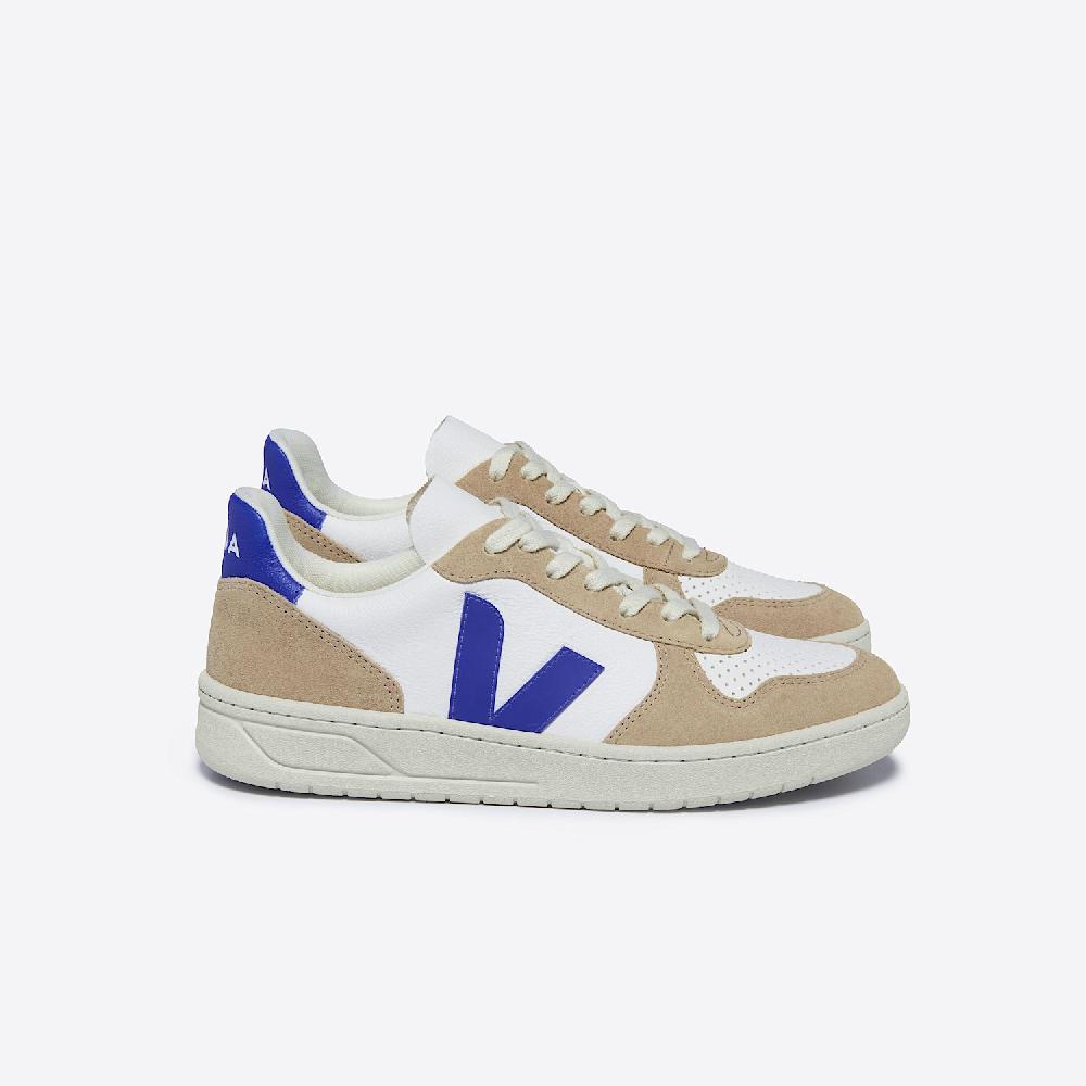 Veja V-10 LEATHER WHITE PAROS SAHARA