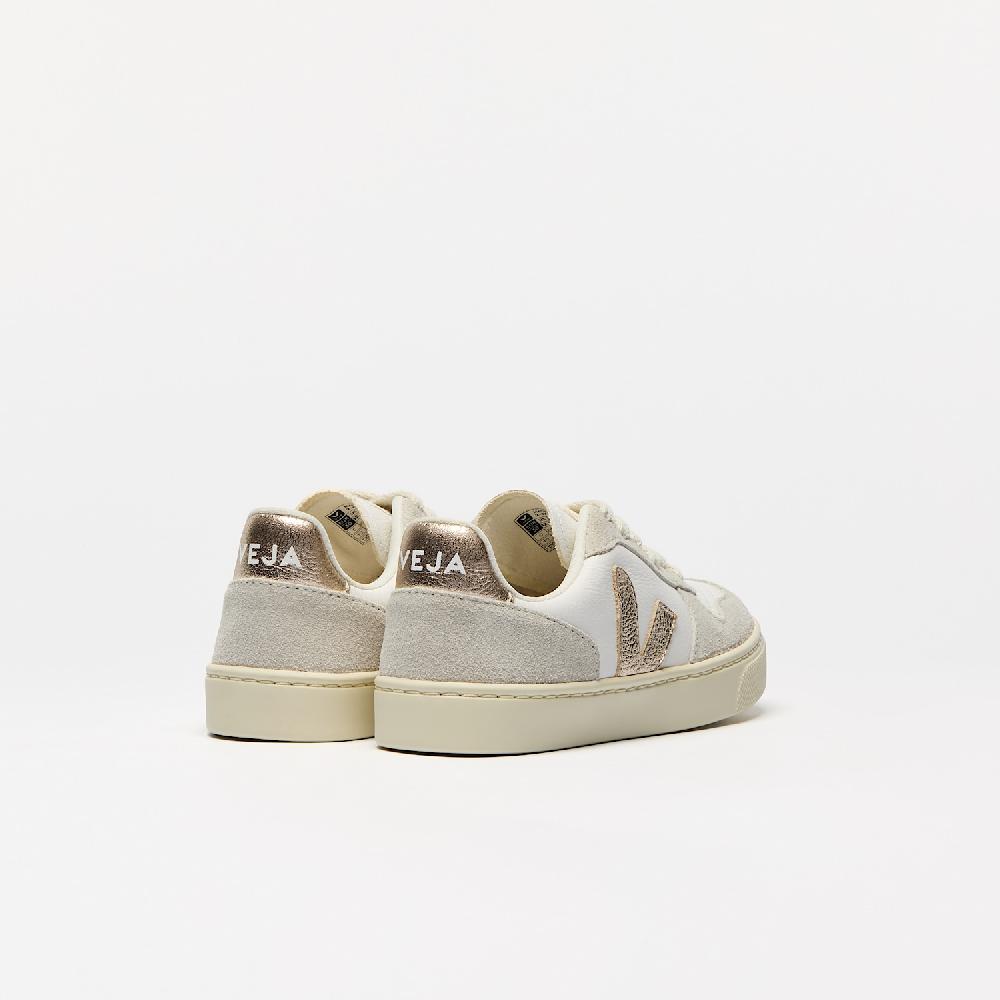 Veja V-10 LEATHER WHITE PLATINE NATURAL