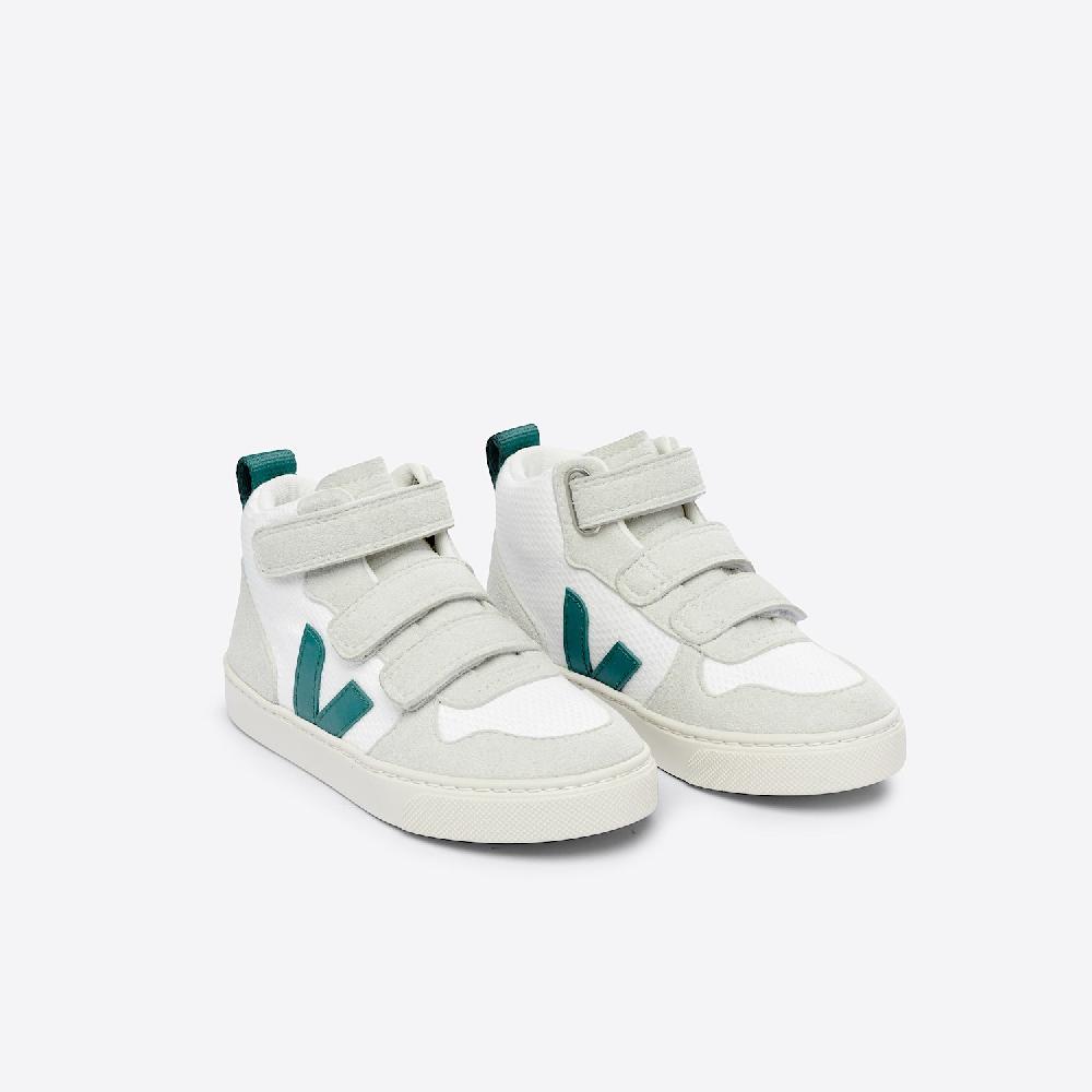 Veja V-10 MID B-MESH WHITE BRITTANY