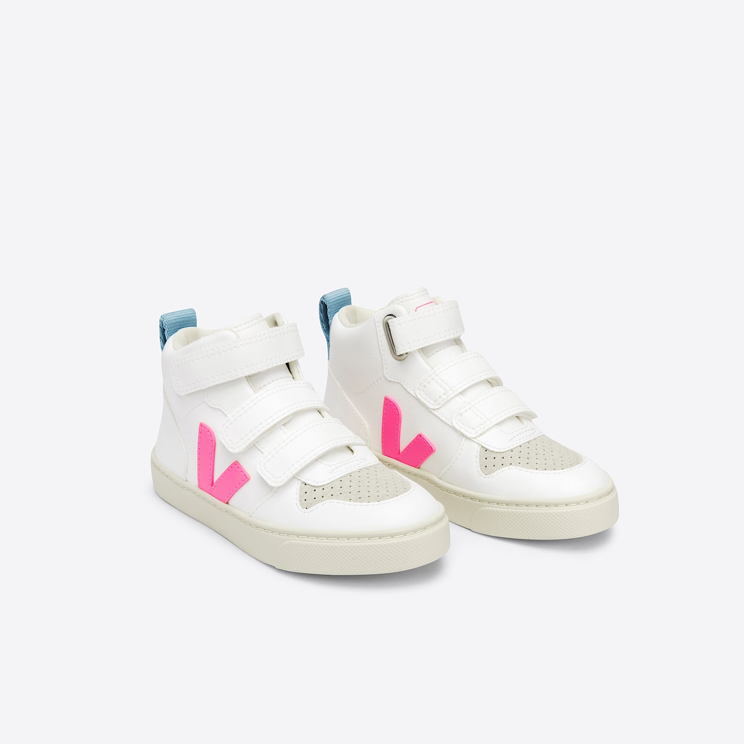 Veja V-10 MID CWL WHITE SARI STEEL