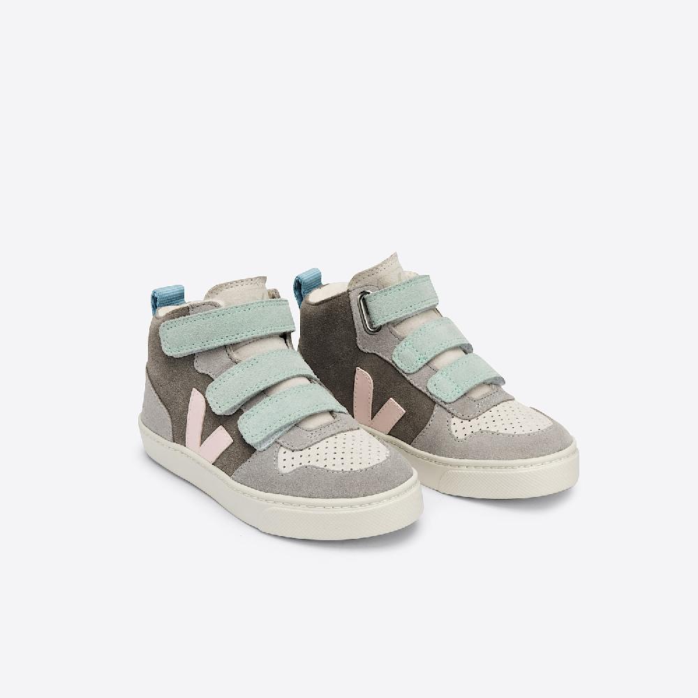 Veja V-10 MID FURED SUEDE MULTICO MOONROCK