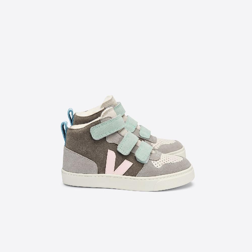 veja V-10 MID FURED SUEDE MULTICO MOONROCK