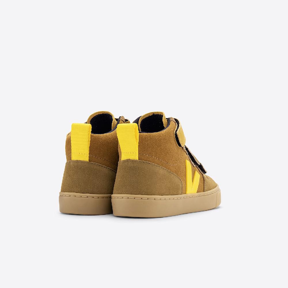 Veja V-10 MID SUEDE MULTICO CAMEL TONIC