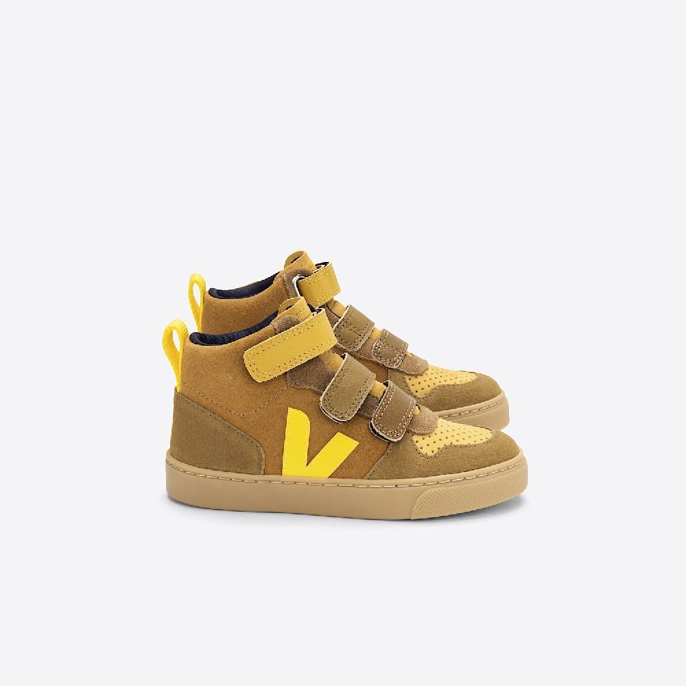veja V-10 MID SUEDE MULTICO CAMEL TONIC