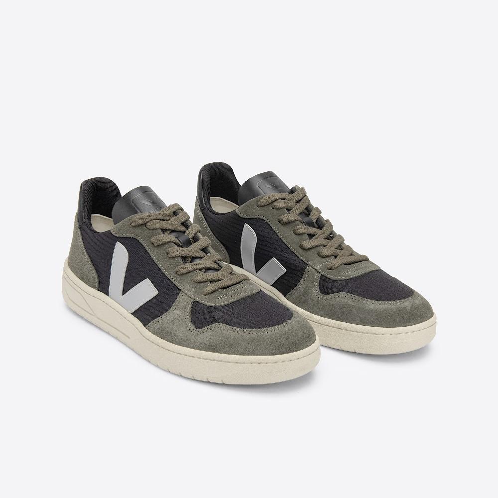 Veja V-10 RIPSTOP BLACK OXFORD GREY MUD