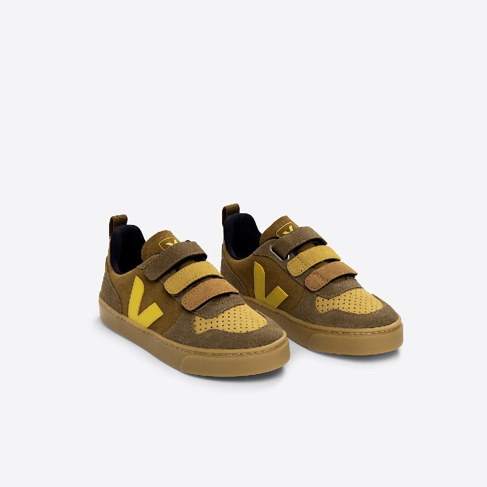 Veja V-10 SUEDE MULTICO CAMEL