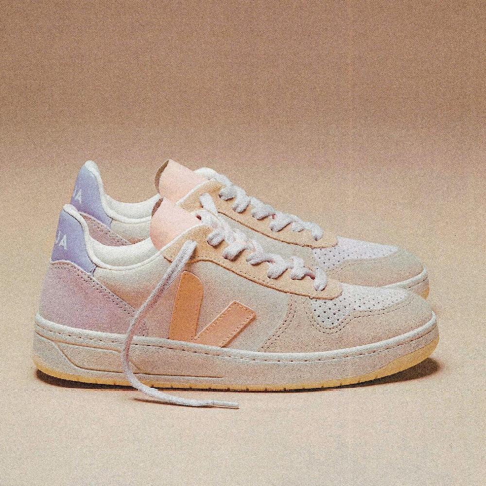 Veja V-10 SUEDE MULTICO PEACH