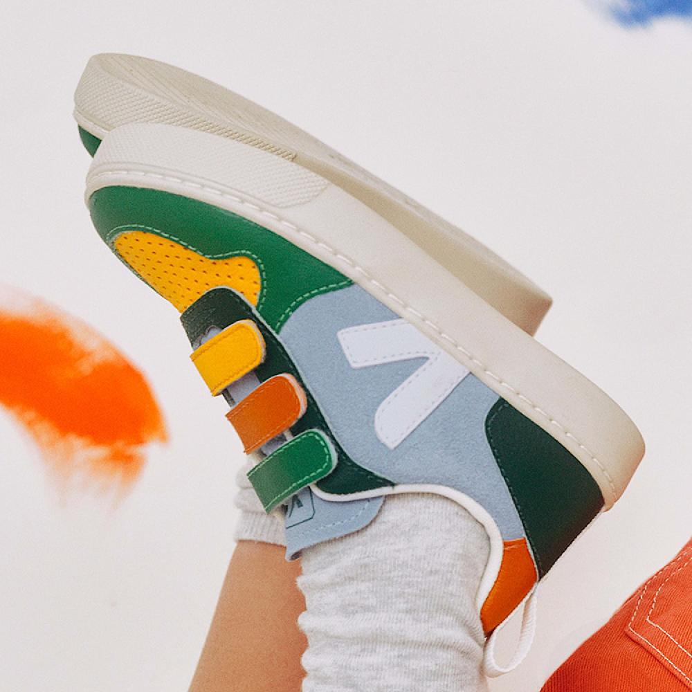 Veja V-10 SUEDE MULTICO STEEL