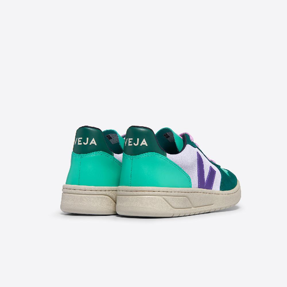 Veja V-10 SUEDE MULTICO SWAN PURPLE PIERRE