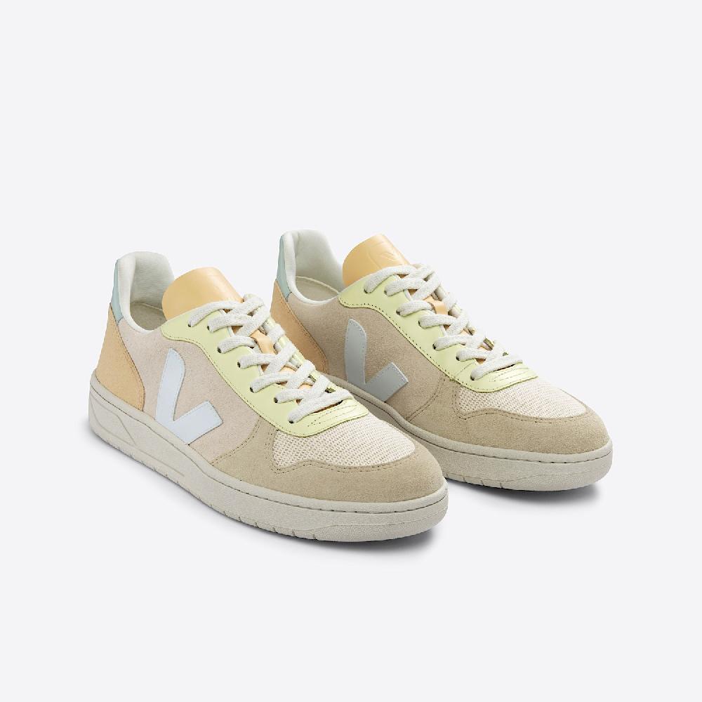 Veja V-10 SUEDE SABLE MENTHOL MULTICO