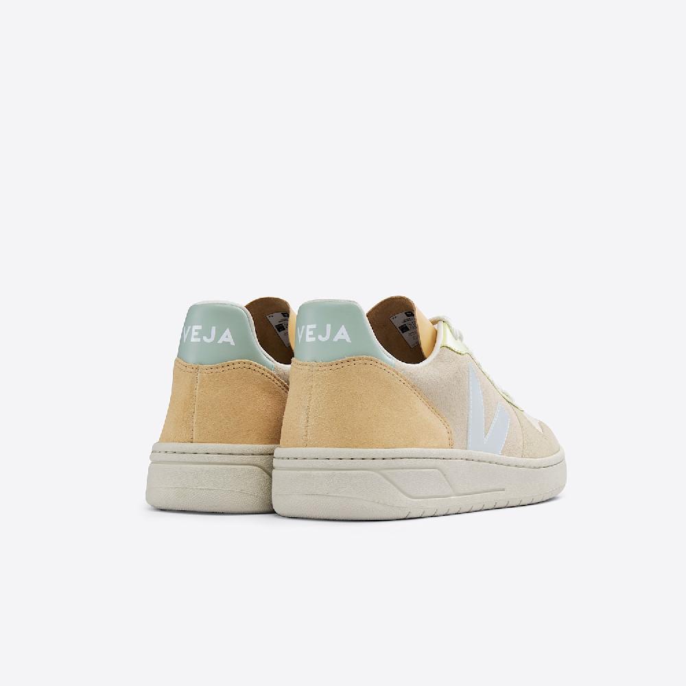 Veja V-10 SUEDE SABLE MENTHOL MULTICO