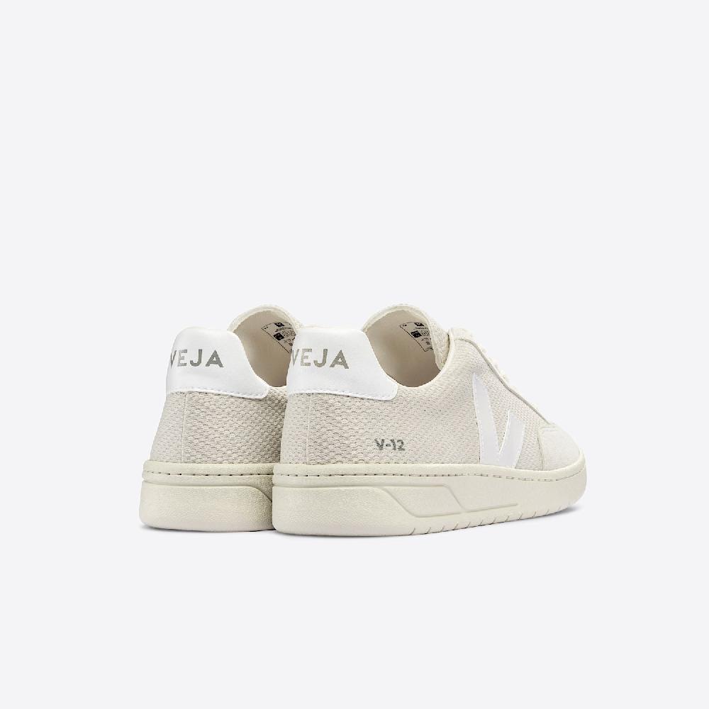 Veja V-12 ALVEOMESH NATURAL WHITE