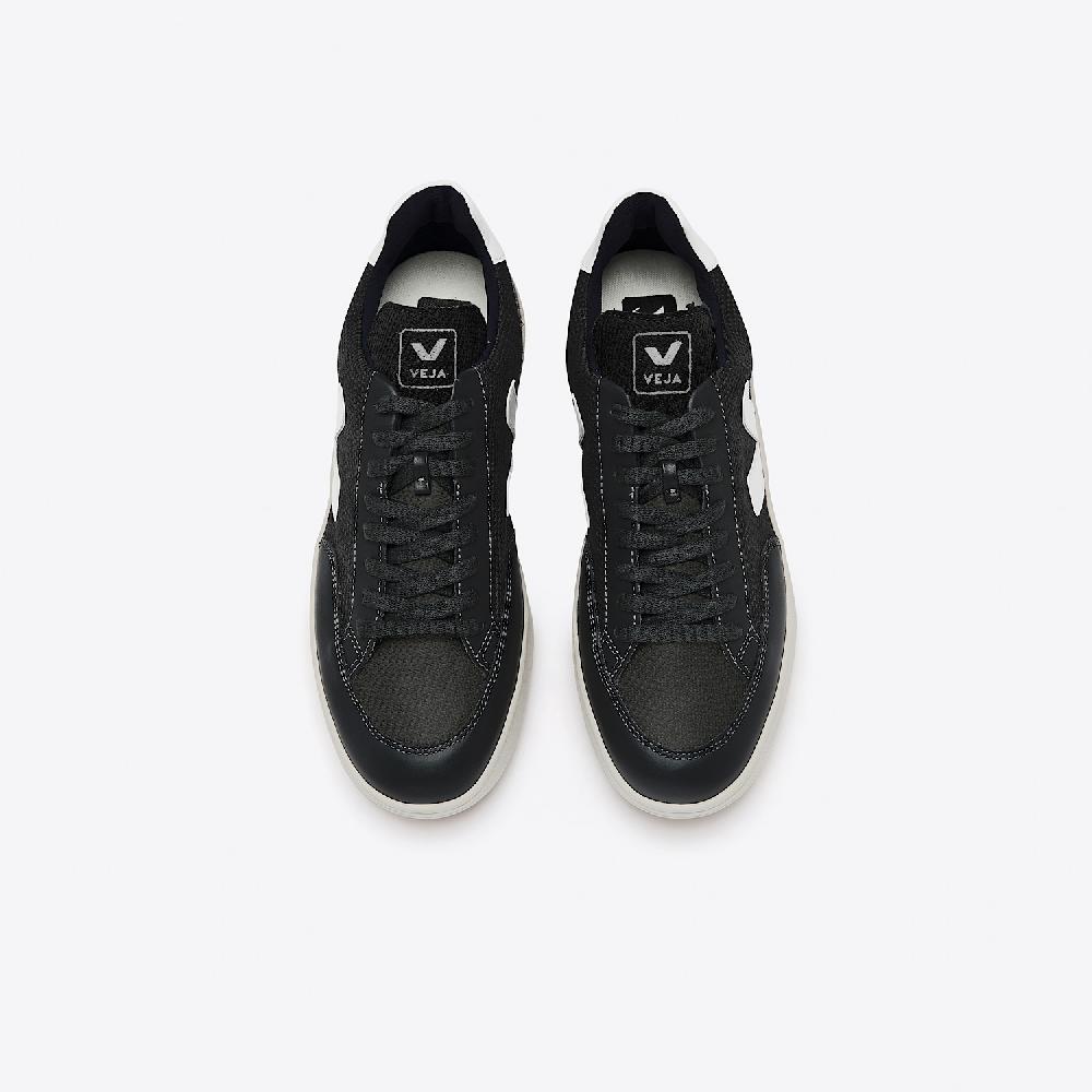 Veja V-12 B-MESH BLACK WHITE