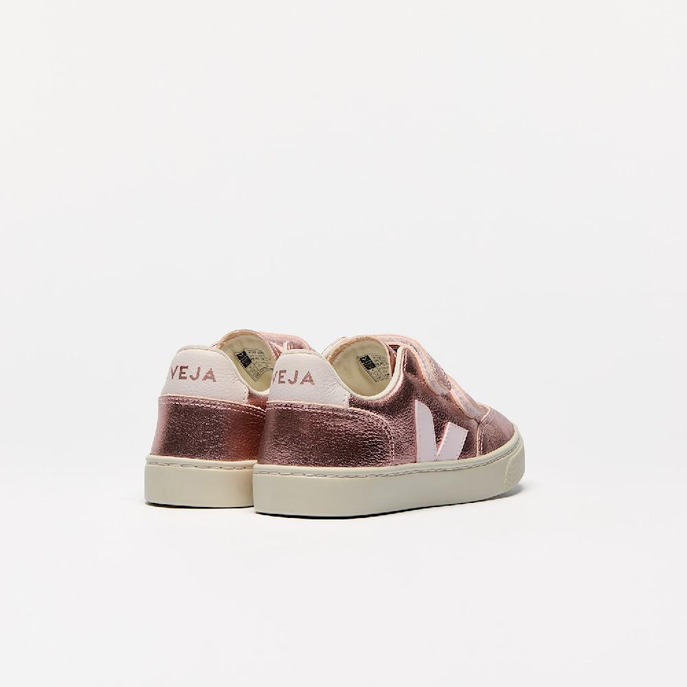 Veja V-12 LEATHER NACRE LASSI