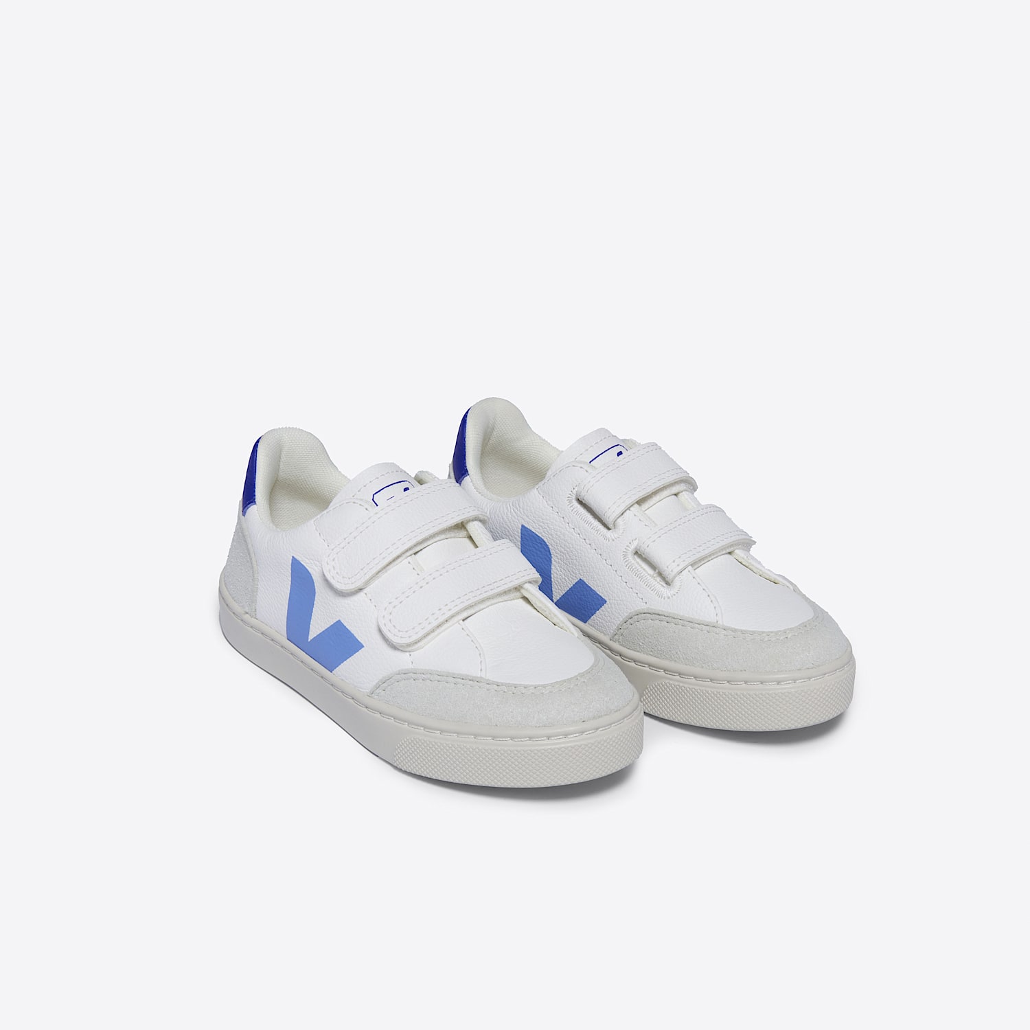 Veja V-12 LEATHER WHITE AQUA PAROS