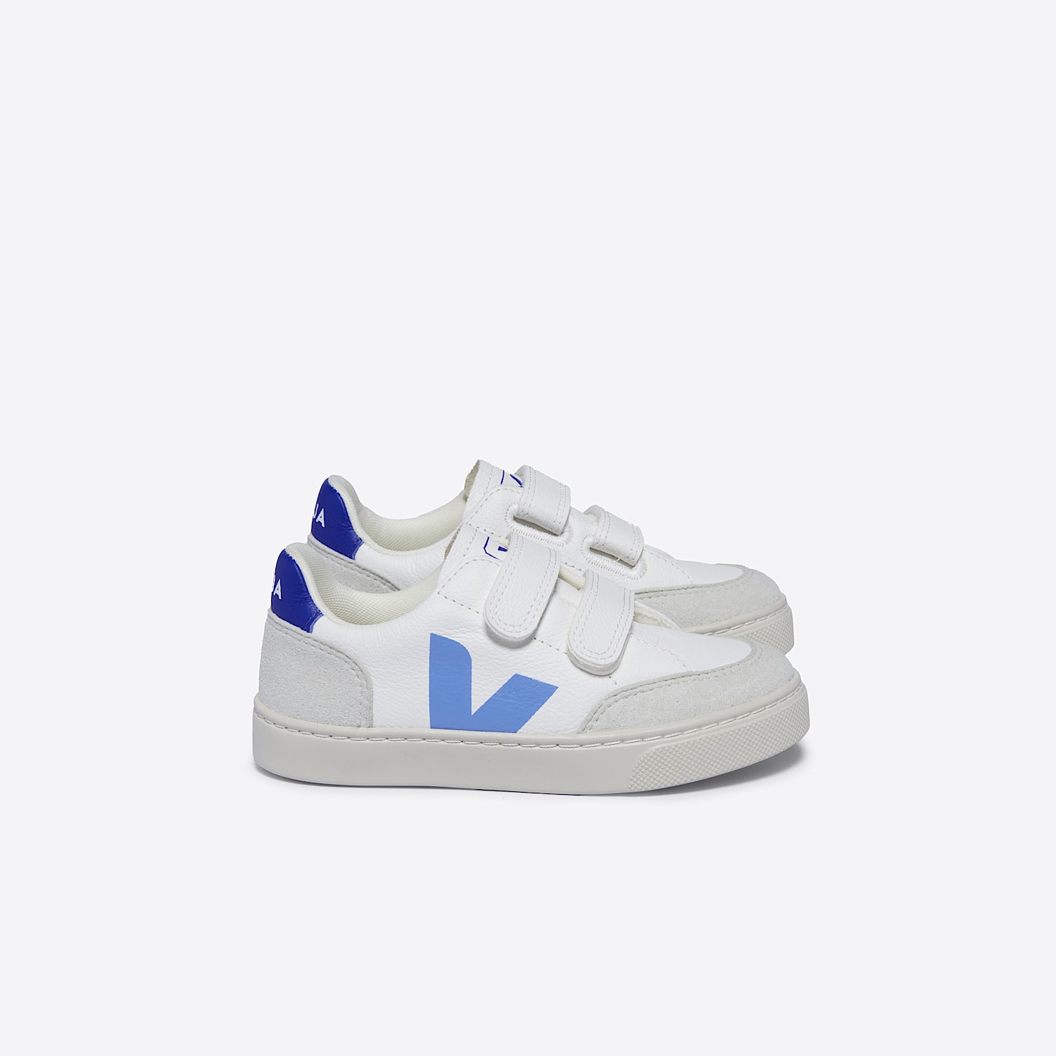 veja V-12 LEATHER WHITE AQUA PAROS