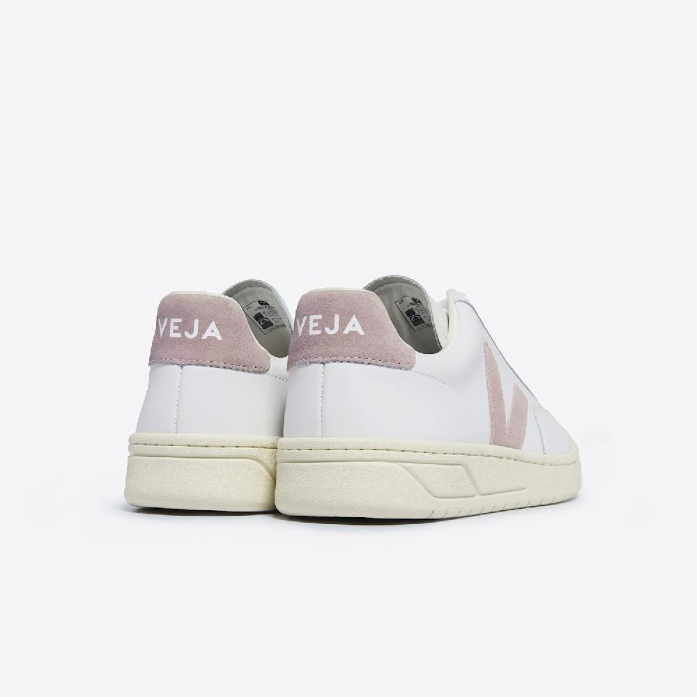 Veja V-12 LEATHER WHITE BABE