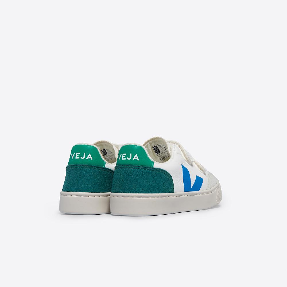 Veja V-12 LEATHER WHITE MULTICO BRITTANY