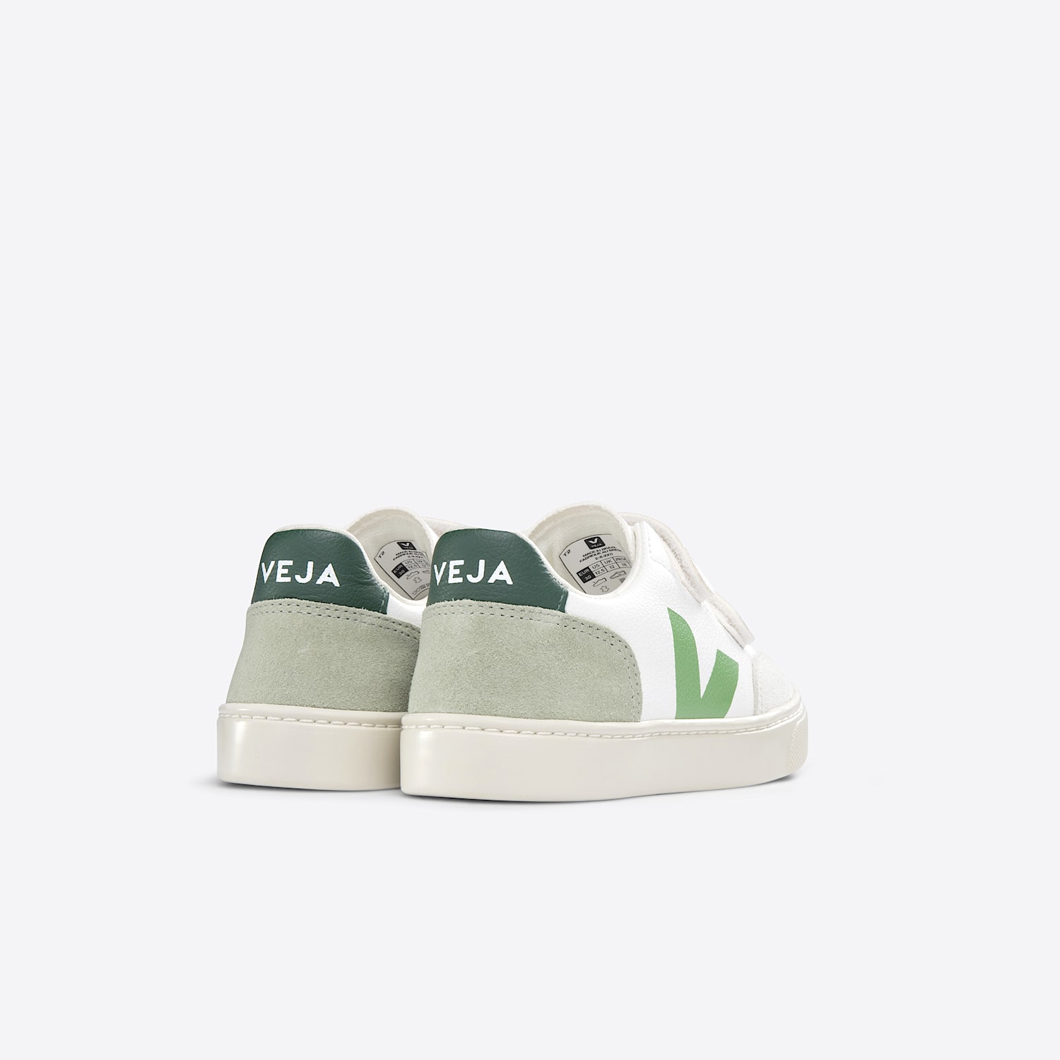 Veja V-12 LEATHER WHITE MULTICO CLAY