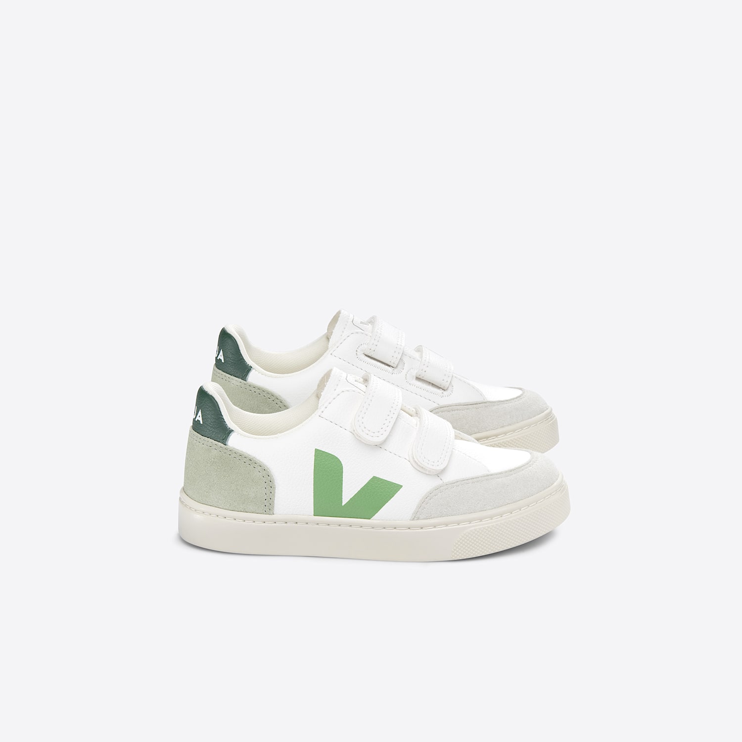 veja V-12 LEATHER WHITE MULTICO CLAY